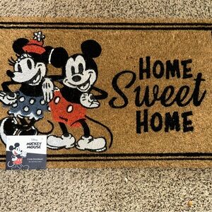 Disney Black and Brown Mickey Mouse Door Mat Accents
